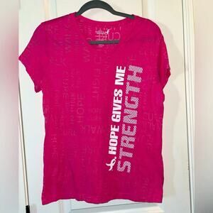 susan g. komen - breast cancer shirt - nwot - L